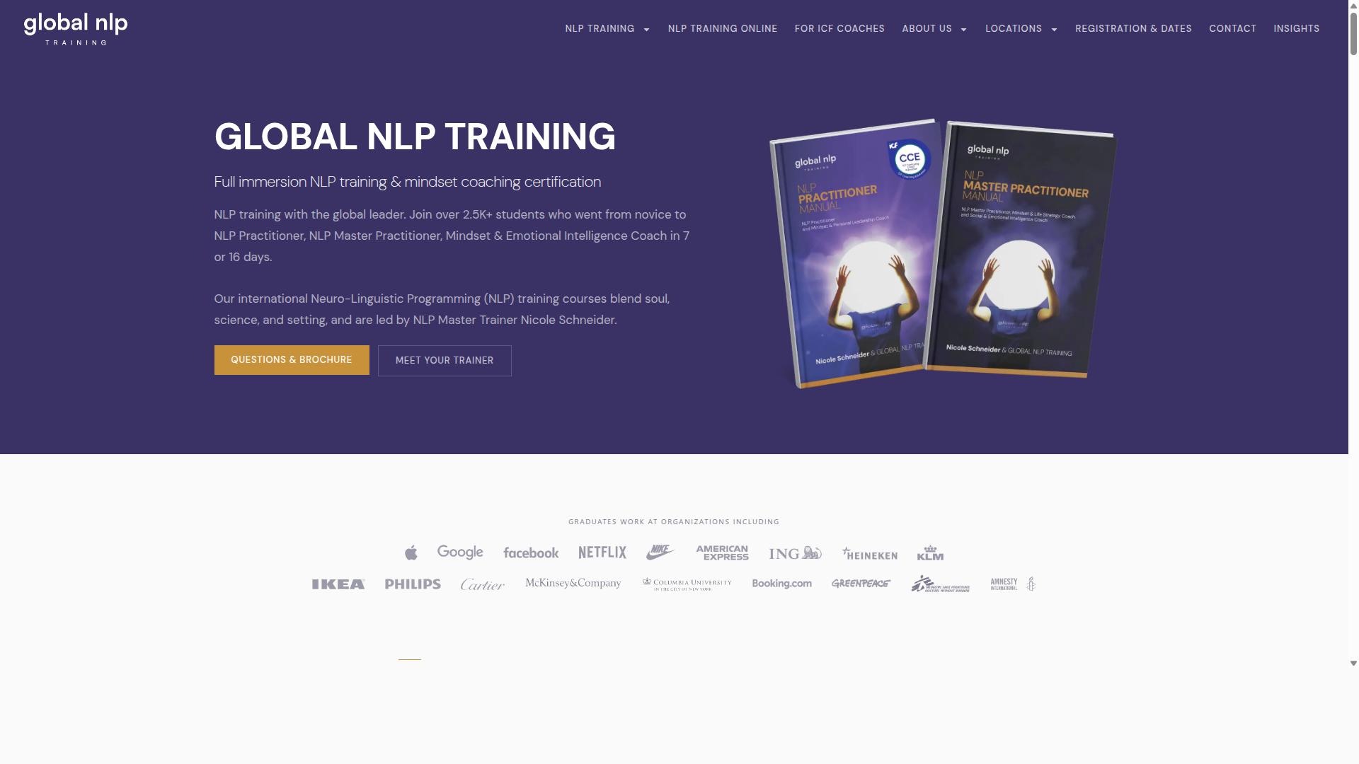 Global NLP Training website